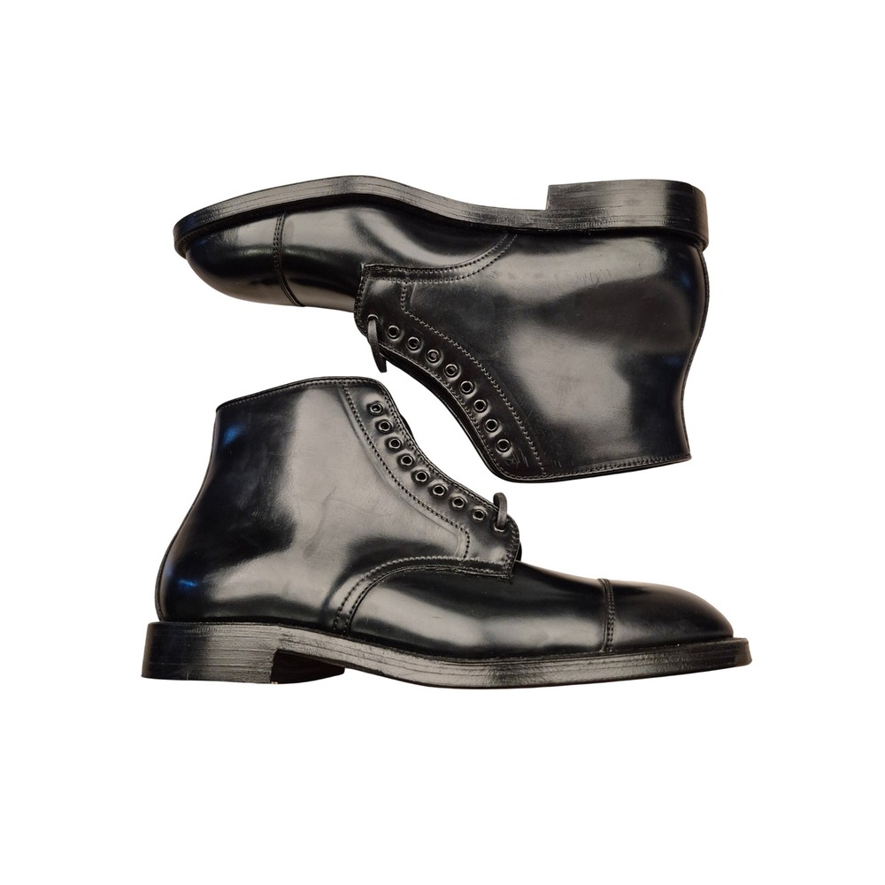 Alden 4065 Bootmaker Edition Black Shell Cordovan Leather Ankle Boots 11 B/D NEW